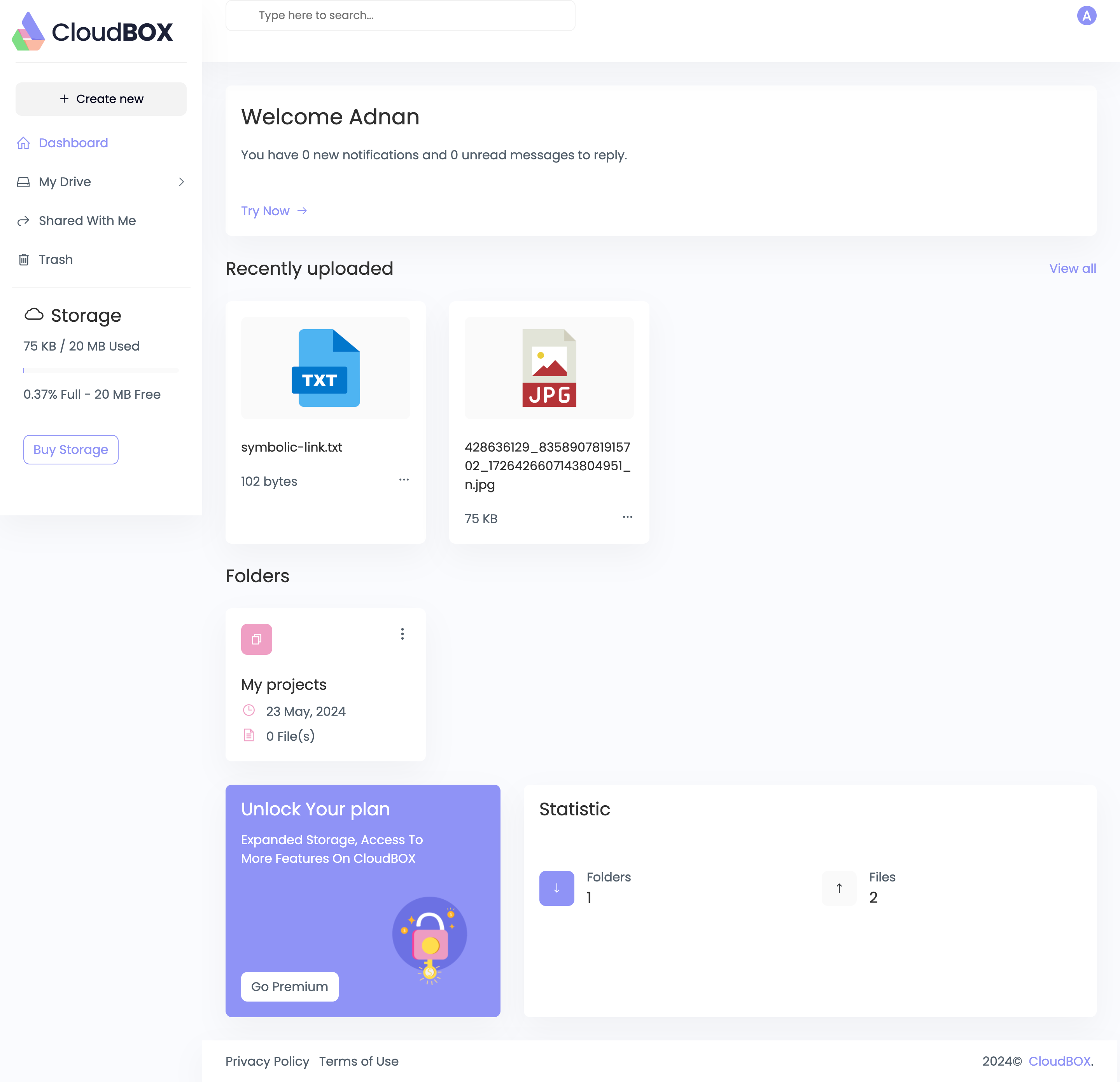 File Manager in React + Laravel