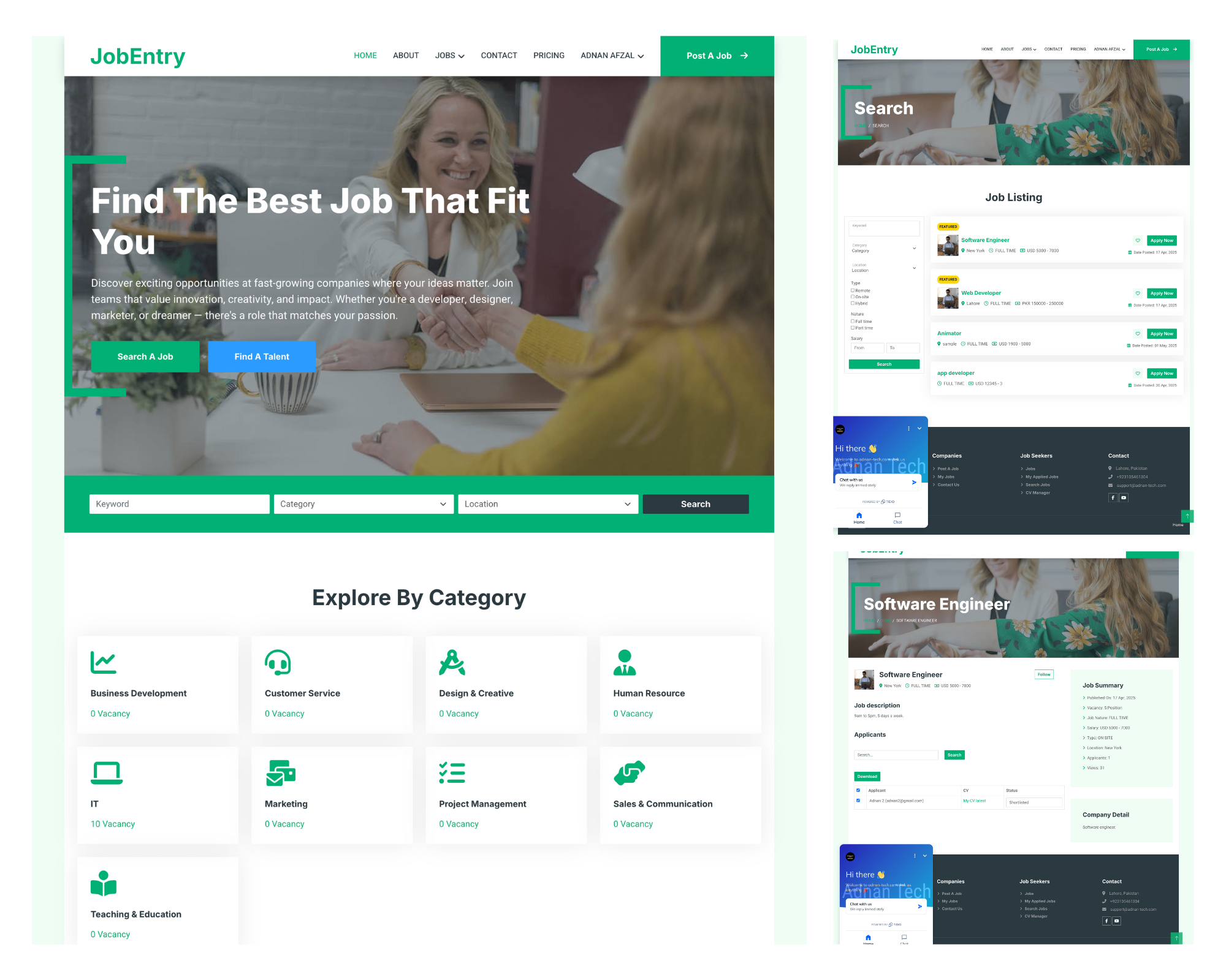 Job Portal - React + Laravel