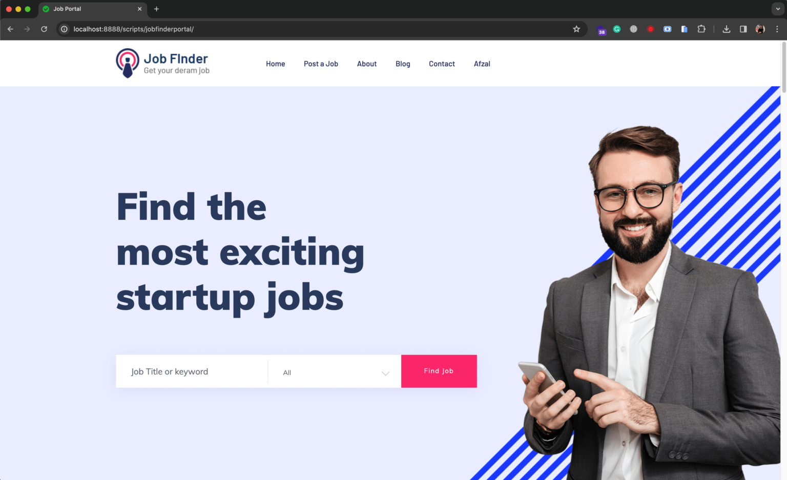 Jobfinder - PHP MySQL MVC