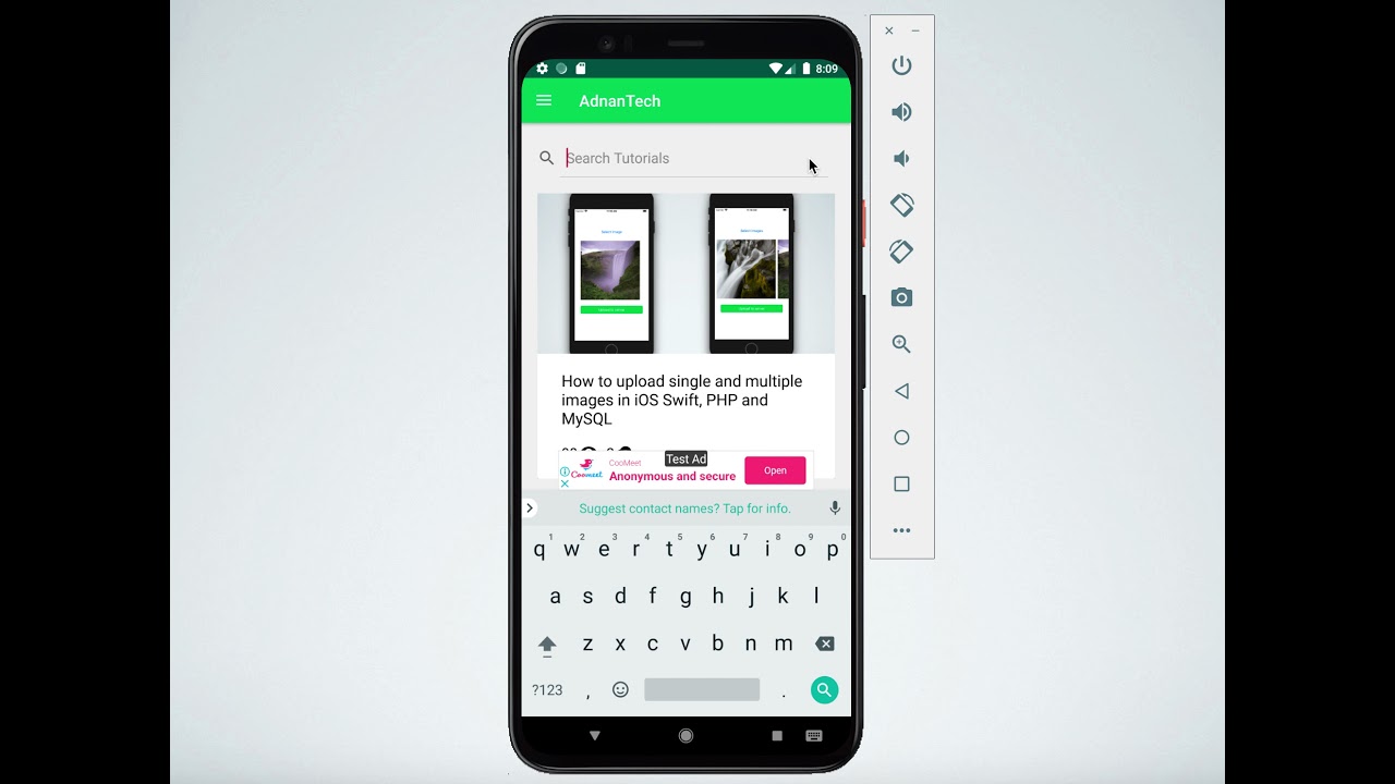 Blog in Laravel with Android app